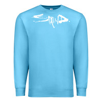 Ocean Blue staind new Premium Sweatshirt - artisFamous
