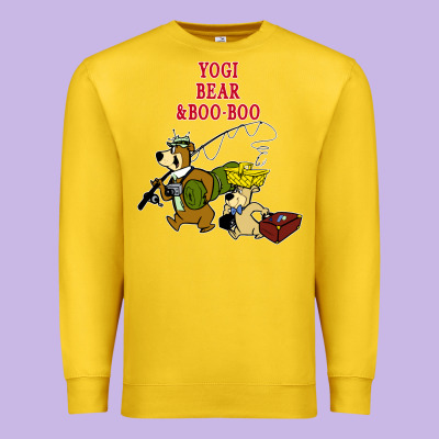 Yogi Bear & Boo Boo Premium Sweatshirt Designed By Artisfamous