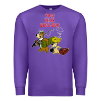 Purple yogi bear & boo boo Premium Sweatshirt - artisFamous