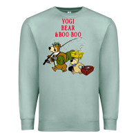 Seafoam yogi bear & boo boo Premium Sweatshirt - artisFamous