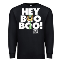 Black yogi bear Premium Sweatshirt - artisFamous