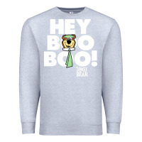 Heather Grey yogi bear Premium Sweatshirt - artisFamous