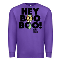 Purple yogi bear Premium Sweatshirt - artisFamous