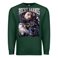Sports Green bucky barnes a hero Premium Sweatshirt - artisFamous