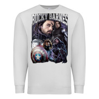 Dove Grey bucky barnes a hero Premium Sweatshirt - artisFamous
