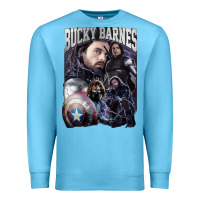 Ocean Blue bucky barnes a hero Premium Sweatshirt - artisFamous