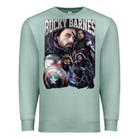 Seafoam bucky barnes a hero Premium Sweatshirt - artisFamous