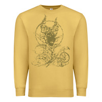 Antique Gold sleeping beauty maleficent crow branchesy Premium Sweatshirt - artisFamous