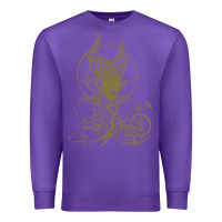 Purple sleeping beauty maleficent crow branchesy Premium Sweatshirt - artisFamous