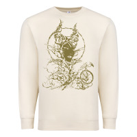 Sandshell sleeping beauty maleficent crow branchesy Premium Sweatshirt - artisFamous