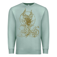 Seafoam sleeping beauty maleficent crow branchesy Premium Sweatshirt - artisFamous