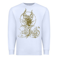 White sleeping beauty maleficent crow branchesy Premium Sweatshirt - artisFamous