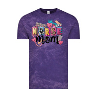 Cloud Purple nurse mom Vintage Tee - FaDigitalArtStudio