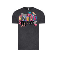 Vintage Black nurse mom Vintage Tee - FaDigitalArtStudio