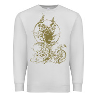 Dove Grey sleeping beauty maleficent crow branchesy Premium Sweatshirt - artisFamous