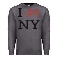 Charcoal Heather i bike ny funny bike Premium Sweatshirt - artisFamous