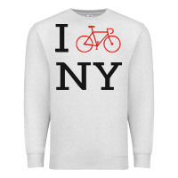 Oatmeal Heather i bike ny funny bike Premium Sweatshirt - artisFamous