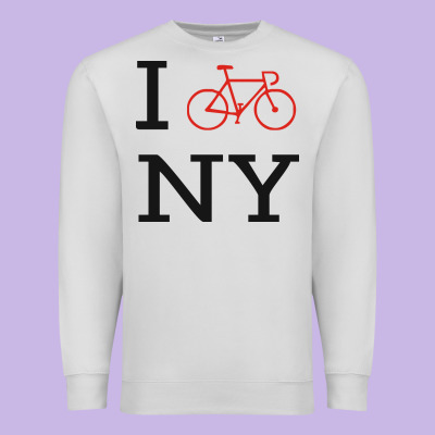 I Bike Ny Funny Bike Premium Sweatshirt Designed By Artisfamous