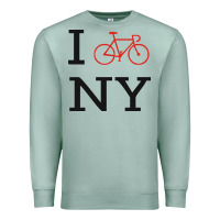Seafoam i bike ny funny bike Premium Sweatshirt - artisFamous