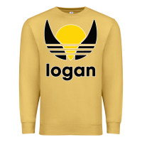 Antique Gold logan Premium Sweatshirt - artisFamous