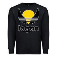 Black logan Premium Sweatshirt - artisFamous