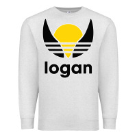Oatmeal Heather logan Premium Sweatshirt - artisFamous