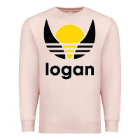 Pale Pink logan Premium Sweatshirt - artisFamous