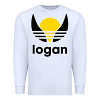 White logan Premium Sweatshirt - artisFamous
