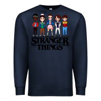 Navy stranger kids Premium Sweatshirt - artisFamous