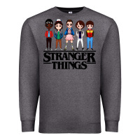 Charcoal Heather stranger kids Premium Sweatshirt - artisFamous