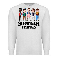 Oatmeal Heather stranger kids Premium Sweatshirt - artisFamous