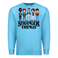 Ocean Blue stranger kids Premium Sweatshirt - artisFamous