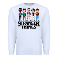 White stranger kids Premium Sweatshirt - artisFamous
