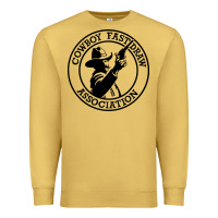 Antique Gold cowboy fast draw association Premium Sweatshirt - artisFamous