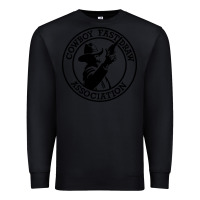Black cowboy fast draw association Premium Sweatshirt - artisFamous