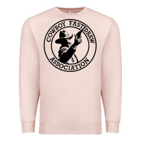 Pale Pink cowboy fast draw association Premium Sweatshirt - artisFamous