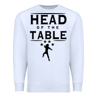 White head of the table Premium Sweatshirt - artisFamous