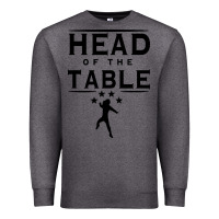 Charcoal Heather head of the table Premium Sweatshirt - artisFamous