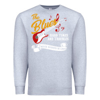 Heather Grey the blues music Premium Sweatshirt - artisFamous