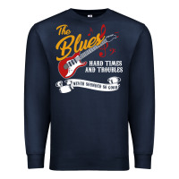 Navy the blues music Premium Sweatshirt - artisFamous