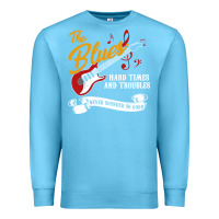 Ocean Blue the blues music Premium Sweatshirt - artisFamous
