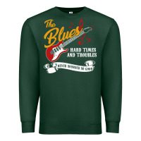 Sports Green the blues music Premium Sweatshirt - artisFamous
