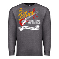 Charcoal Heather the blues music Premium Sweatshirt - artisFamous