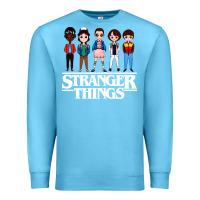 Ocean Blue stranger kids Premium Sweatshirt - artisFamous