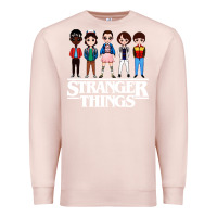 Pale Pink stranger kids Premium Sweatshirt - artisFamous