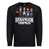 Black stranger kids Premium Sweatshirt - artisFamous