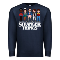 Navy stranger kids Premium Sweatshirt - artisFamous