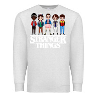 Oatmeal Heather stranger kids Premium Sweatshirt - artisFamous