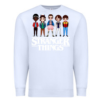White stranger kids Premium Sweatshirt - artisFamous