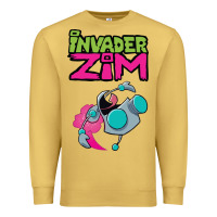 Antique Gold Invader Zim Gir Premium Sweatshirt - artisFamous